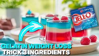 GELATIN WEIGHT LOSS TRICK – New Gelatin Trick Recipe (The Viral Combination With 3 Ingredients)