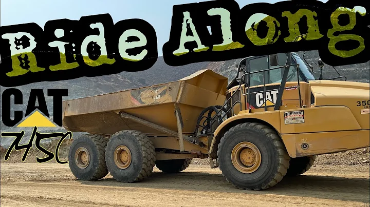 Ride Along in a CAT 745c Dump Truck For a Lap Around The Quarry