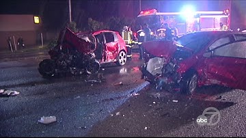 2 killed after wrong-way driver crashes twice on 101 in San Francisco