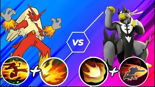 Blaziken OverHeat and Blaze Kick VS Urshifu Wicket Blow and Trop Chop 🤔🧐 ll Pokemon Unite screenshot 4