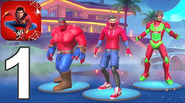 Superhero Fighting Game - Gameplay Walkthrough Part 1 - Tutorial (Android, iOS)