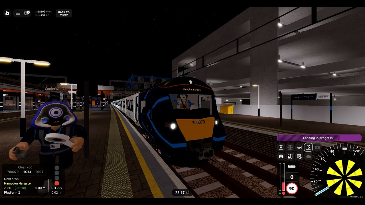 Driving The NEW Class 700 From Stepford Central To Hampton Hargate