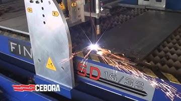 The Cebora HQC plasma cutting at the Alihankinta fair