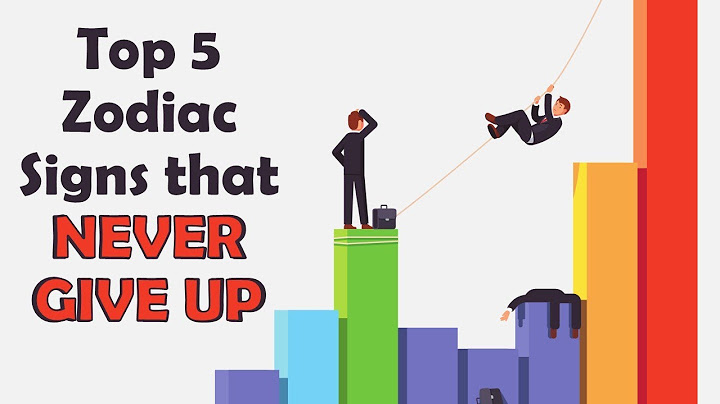 Top 5 Zodiac Signs that never GIVE UP | Zodiac Talks