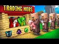 JJ and Mikey Selling MOBS to Become RICH in Minecraft! (Maizen)