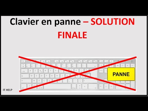 Clavier en panne ou qui fonctionne mal - SOLUTION FINALE !!