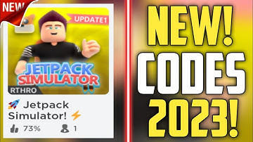 FUTURE CODES!! | *NEW* ROBLOX JETPACK SIMULATOR! CODES 2023!