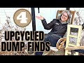 4 Upcycled DUMP FINDS / Trash to Treasure / Incredible Transformations