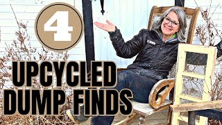 4 Upcycled DUMP FINDS / Trash to Treasure / Incredible Transformations