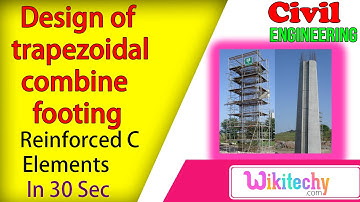 Design of trapezoidal combine footing | Reinforced Concrete Interview Questions