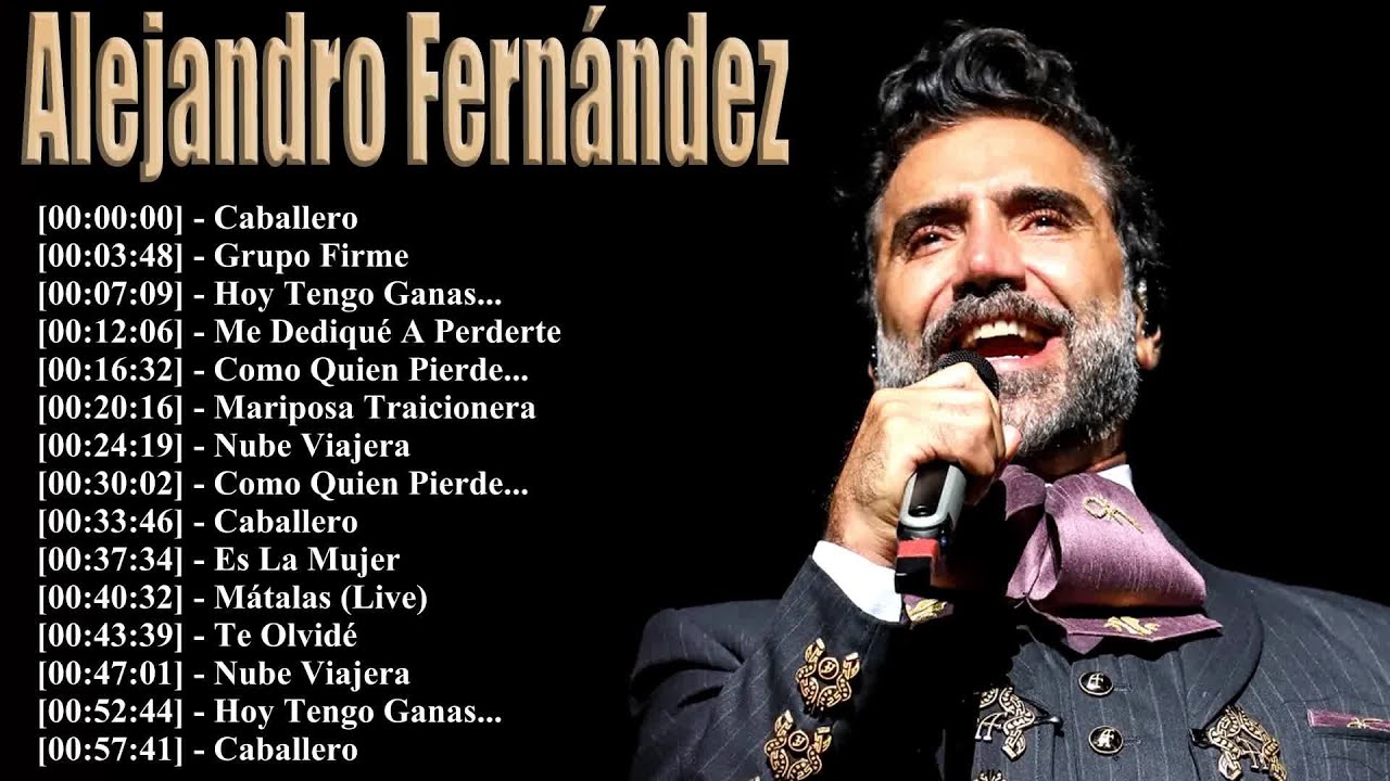 Alejandro Fernández – Hoy Tengo Ganas | Romantic Latin Pop Songs 2026 HD