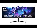 Review Gawfolk 49” Ultra-Wide 1500R Curved DQHD 165Hz Gaming Monitor