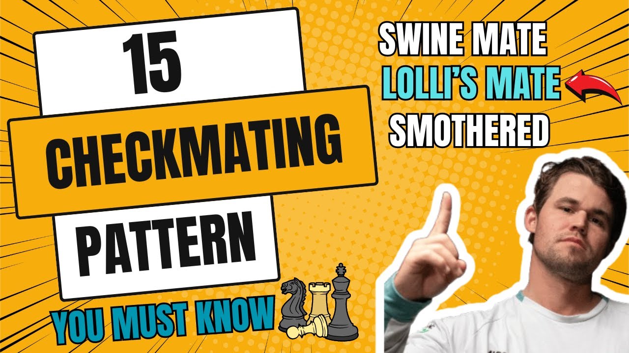 15 | CHECKMATING PATTERN YOU MUST KNOW IN CHESS - YouTube