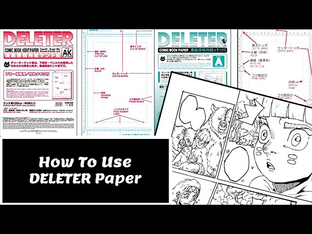 Deleter Comic Book Paper