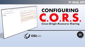 PI Web API - Configuring Cross-Origin Resource Sharing (CORS)