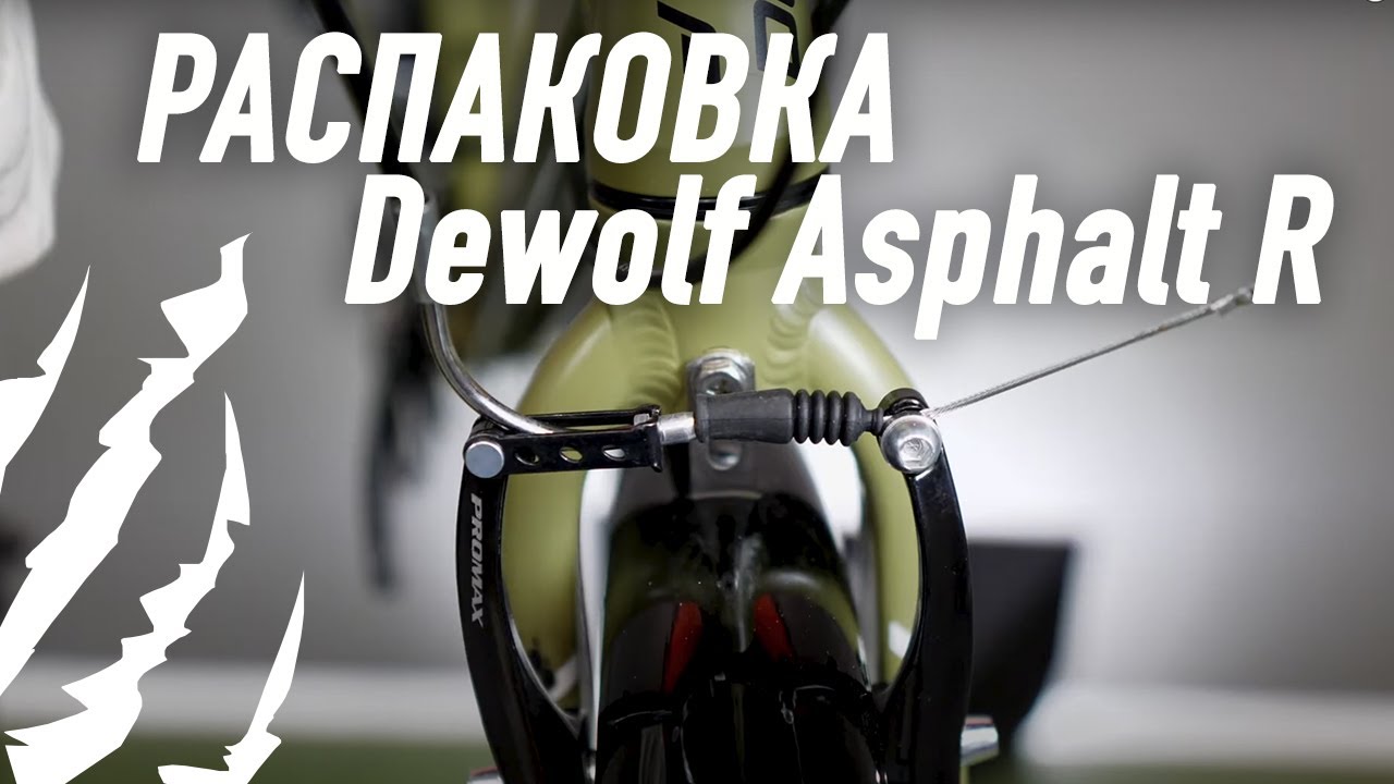 Распаковка Dewolf Asphalt R
