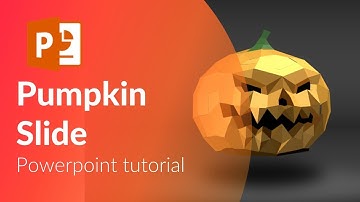 Halloween pumpkin. Powerpoint tricks