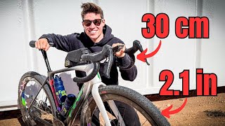 Tiny Bars, Huge Tires Dylan Johnson Explains His Gravel Race Bike
