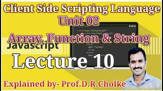 Unit 02 Array, Function and String_10