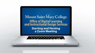 Starting and Hosting a Zoom Meeting