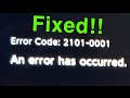 Nintendo Switch Error Code 2101-0001 FIX!