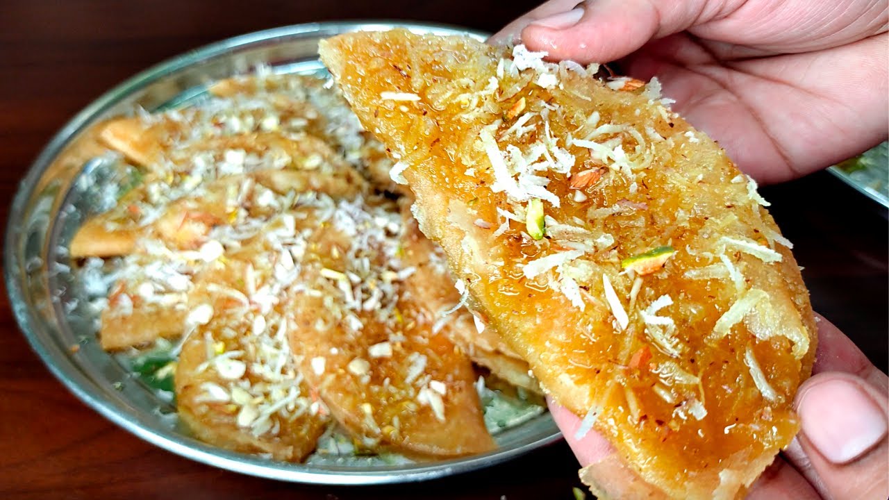 జ్యూసీగా ఎంతో టేస్టీగా ఉండే పాతకాలంనాటి స్వీట్ రెసిపి| Wheat Flour Sweet Recipe in telugu|Sweet Puri