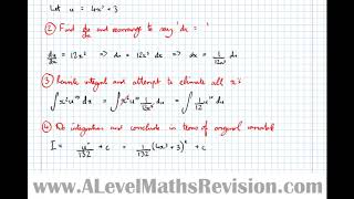 Integration By Substitution - An Introduction [Year 2 Maths (Pure)]