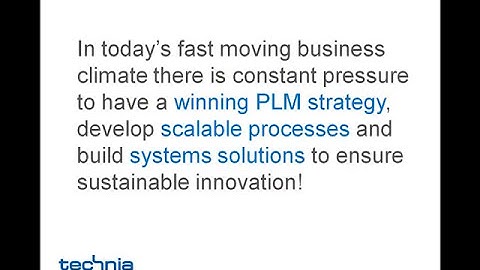 The Scope and Value of PLM