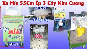 Xe Nước Mía 2 Cây Bàn Ngắn 55CM Kim Cương 12 Bạc Đạn Nhỏ Mà Có Võ