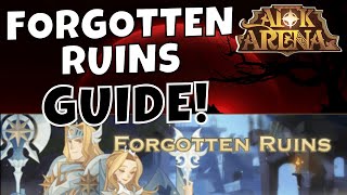 FORGOTTEN RUINS - VOYAGE OF WONDERS - FAST GUIDE! [AFK ARENA GUIDE]