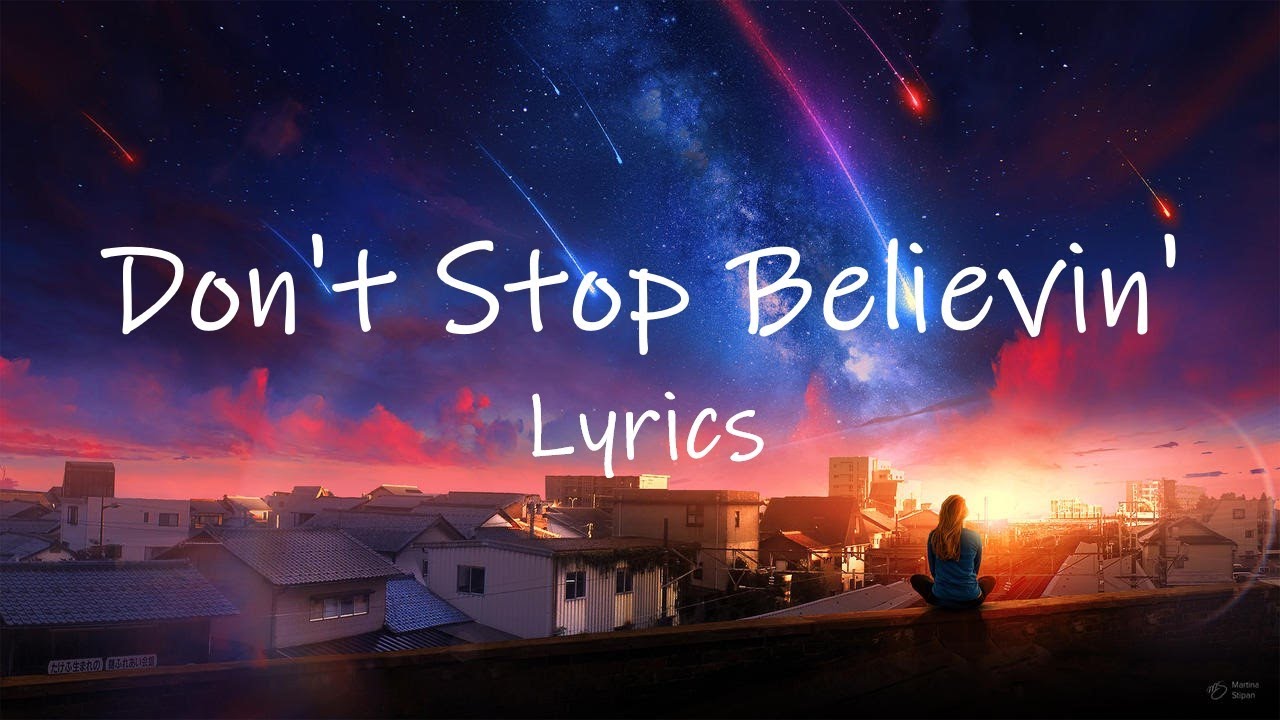 don't stop believin journey remix