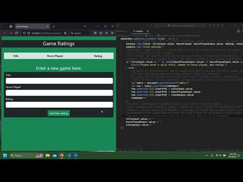 Week Ten Coding Assignment
