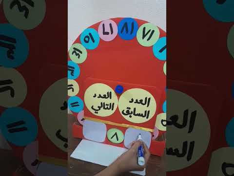 فكرة لعمل نشاط للرياضيات للصف اول