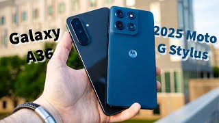 Samsung Galaxy A36 VS 2025 Moto G Stylus: The Best of Budget!