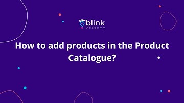 Blink Merchant Portal: How to Add Products