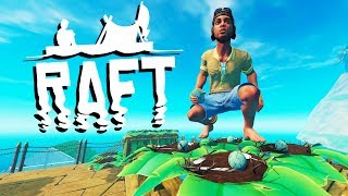 EPIC EGG FARM for COOKING and GIANT ISLAND! - Raft Gameplay EPIC EGG FARM for COOKING and GIANT ISLAND! - Raft Gameplay