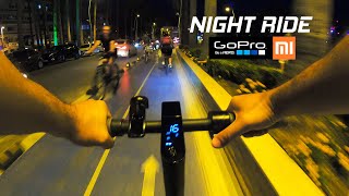 Xiaomi Mi 1S Electric Scooter - 7min. Night Ride (Environment Sound Only) 2K