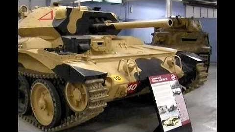 WW2 British tank, A15 Cruiser Mk VI Crusader III desert rats