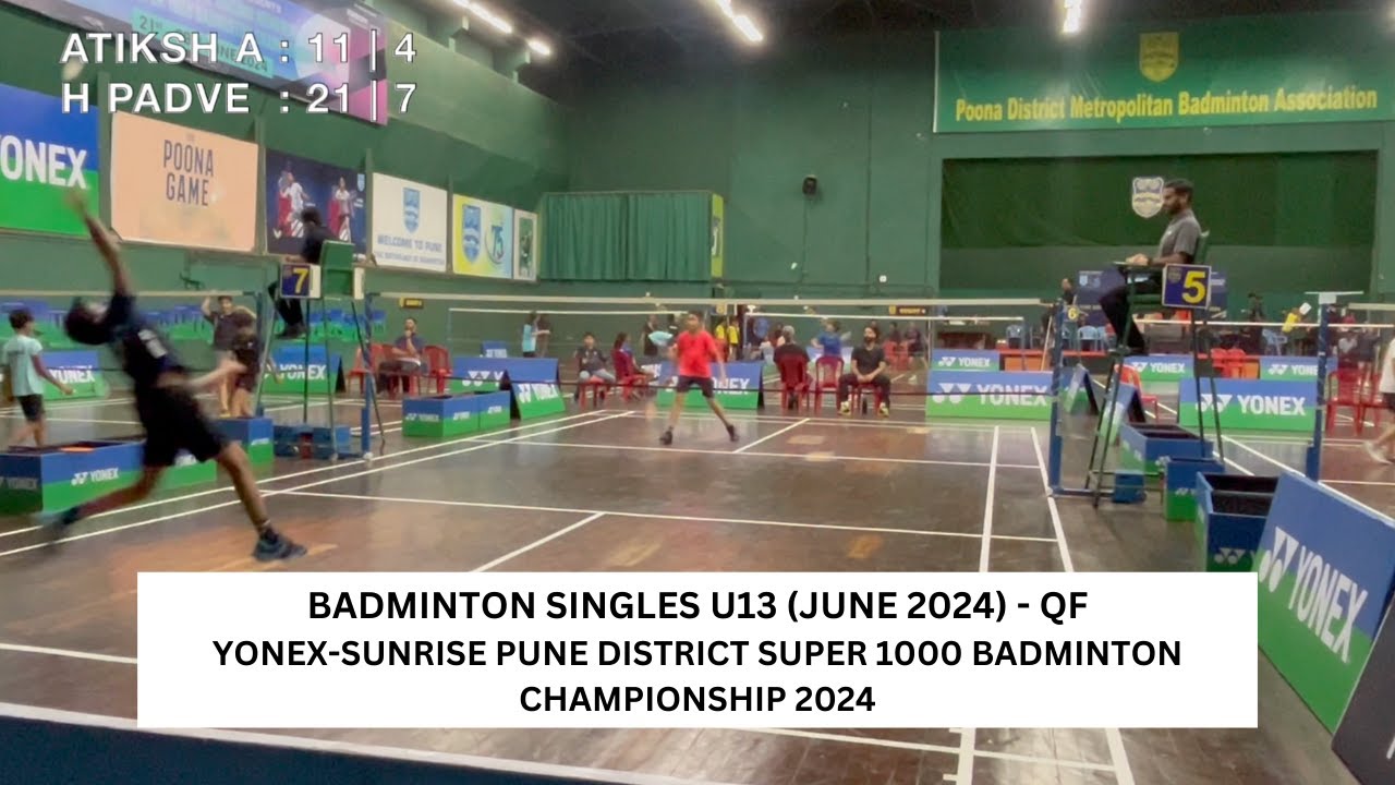 M194 - Under 13 Badminton Singles - QF | YONEX-SUNRISE PUNE DISTRICT SUPER 1000 BADMINTON  2024