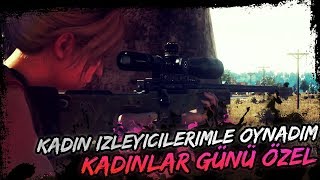 KADIN İZLEYİCİLERİMLE OYNADIM  KADINLAR GÜNÜ ÖZEL