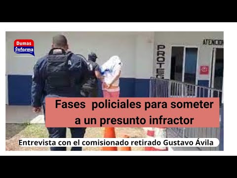 ¿Como debe actuar la policía para someter a un infractor de la ley en acto de violencia?