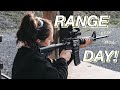 Range day at home vlog  female police officer practices shooting 2020  stefanie rose