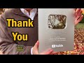 Thank You For Supporting the Channel - 100,000 Subscriber Play Button