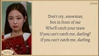 JENNIE '눈 (Snow) / Snowman' Cover Easy Lyrics