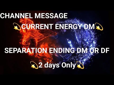 Channel Message Current Energy Dm Separation Ending Dm/ Df very ...