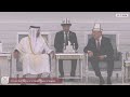 HH the Amir Meets Chairman of the Cabinet of Ministers of Kyrgyzstan