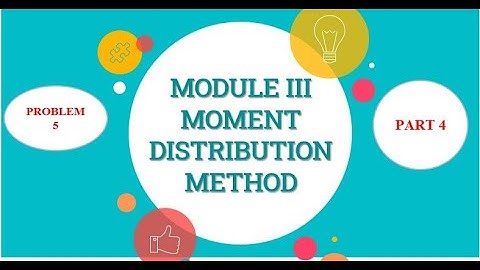 CE 303 MOD 3 MOMENT DISTRIBUTION METHOD|| Analysis of continuous beam with overhang| Problem 5