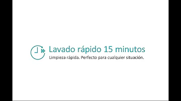 ¿Qué es un lavado rápido 15?