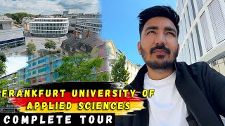 My Friends UNIVERSITY in Germany | Frankfurt university of applied sciences | COMPLETE TOUR