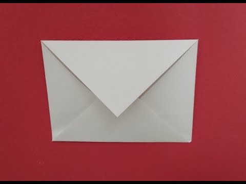 Easy Origami Envelope Tutorial